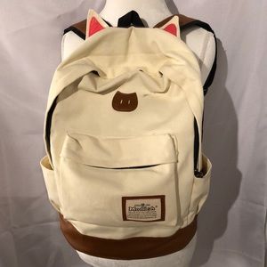 Backpack with cat ears - great condition